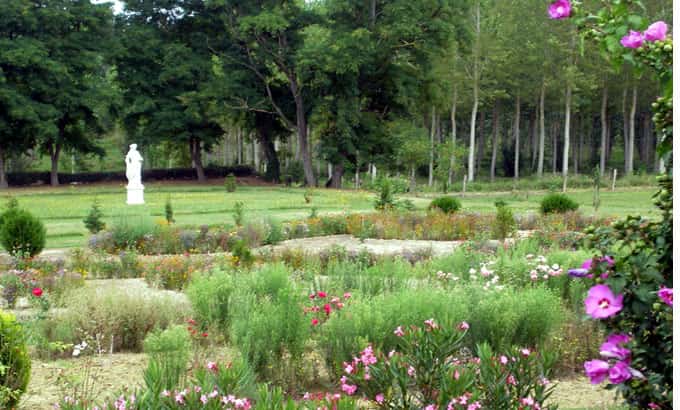 Massifs et floraisons du parc de Malvirade